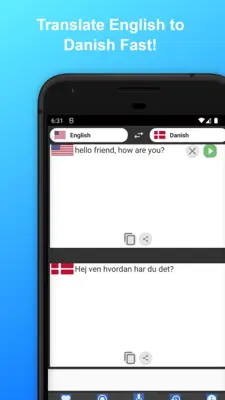 English to Danish Translator android App screenshot 0