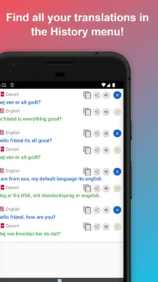 English to Danish Translator android App screenshot 4